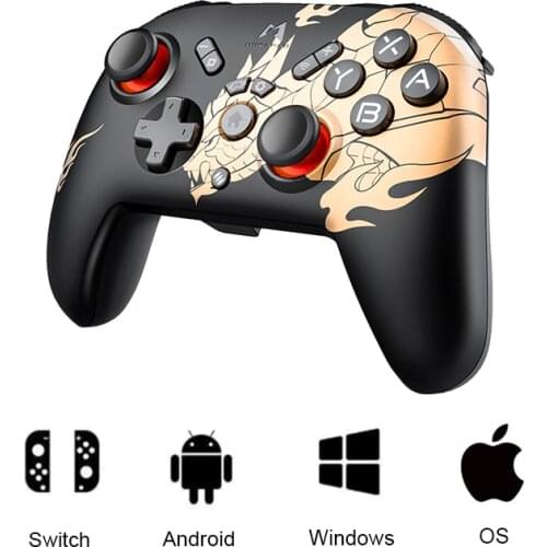 MOBAPAD Pro Controller Monster Hunter Rise Gamepad Wireless Bluetooth Controller Joystick for Nintendo Switch PC Android iOS