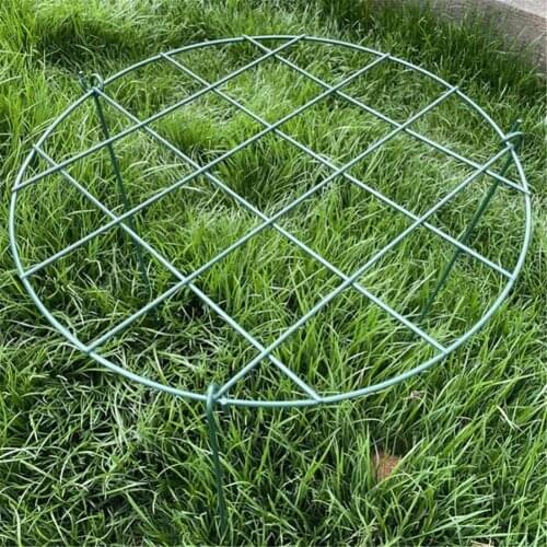 Grow-through Plant Supports Grow Through Grid Plant Brace Flower Support Stake Rings Grow Through Hoops With 3 Legs Rings Throug