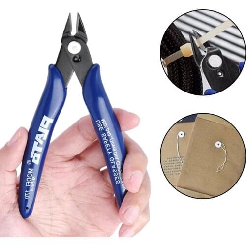 10PCS/LOT Pliers Multi Functional Tools Electrical Wire Cable Cutters Cutting Side Snips Flush Stainless Steel Nipper Hand Tool