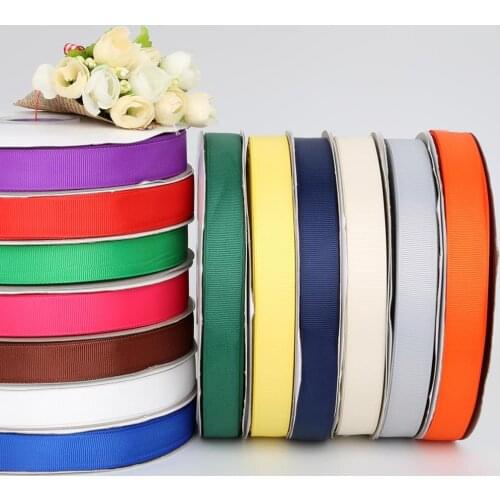 Multisize 15 Yards Multicolors Ribbon Wedding Decoration Grosgrain Ribbon Gift Wrapping Hair Bows DIY Christmas Ribbon