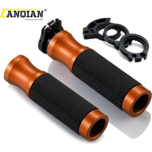 Motorcycle 22mm CNC Rubber Gel HandleBar Grip Hand Grips For ADVENTURE 950 990 1050 1190 1290 790125 200 390 690 SUPER