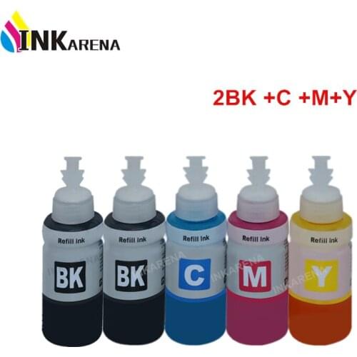 70ml 5 Bottle Refill Compatible dye ink kit for Epson printer L120 L132 L210 L222 L300 L312 L355 L350 L362 L366 L550 L555 L566