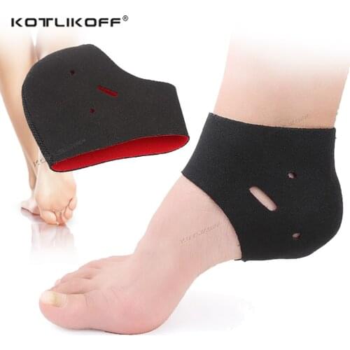 KOTLIKOFF Plantar Fasciitis Socks for Achilles Tendonitis Calluses Spurs Cracked Pain Relief Heel Pad Men Women Insert Socks