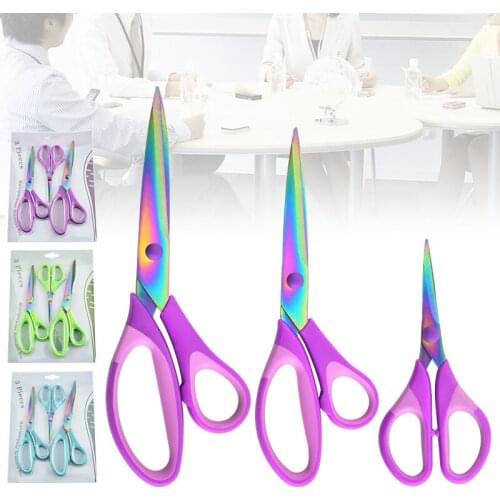 3PCS/set Professional Tailor Scissors Fabric Cutter Needlework Embroidery Stainless Steel Tailoring Sewing DIY Handicraft