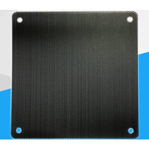 12Cm Chassis Fan Dust Net Cover Black Computer Host Fan Bit Power Supply Filter Dust Net 12 Cm With Holes