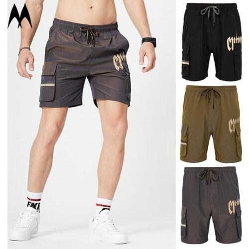 High Street Hip Hop Mens Shorts Fashion Print Summer Shorts Men 2021 New Loose Casual Sports Joggers Shorts Men Streetwear