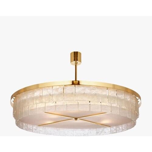 Medieval simple living room chandelier dining room study post-modern light luxury atmosphere creative glass lamps