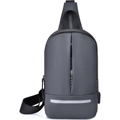 Casual Crossbody Bags New Mens Chest Bag Night Reflective Single Shoulder Bag