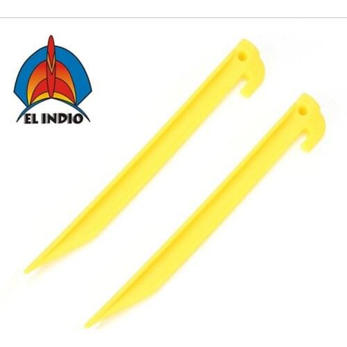 EL INDIO Outdoor 9 inch super light plastic tent nail tent awning nail beach ding at6539