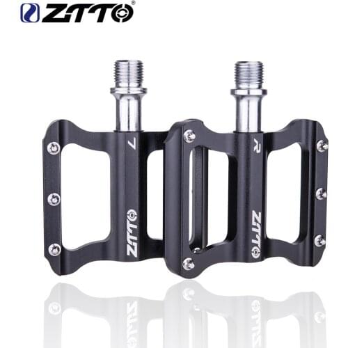 ZTTO MTB Road Bike Pedal Ultralight Mountain Road Bike Parts Cycling CNC Hollow 2 Bearings Anti-slip Pedals Bicycle Accessories