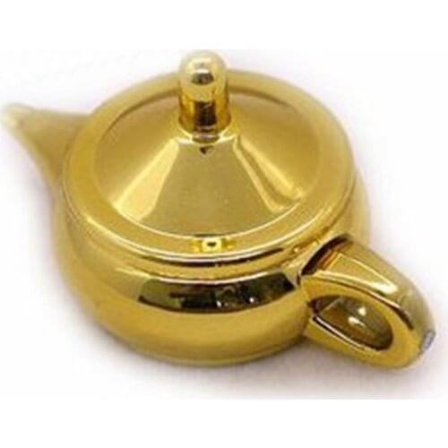1PC Wonderful Lamp - Golden Color Magic Tricks Magician Close Up Illusions Gimmick Props Mentalism Coin Appearing Vanish Magia