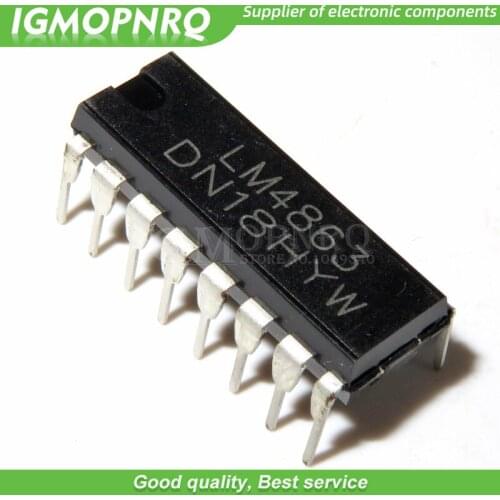 10PCS LM4863D DIP16 LM4863 DIP-16 4863D audio amplifier IC