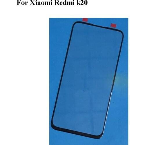 2PCS For Xiaomi Redmi k20 K 20 Front LCD Glass Lens touchscreen For Hongmi k20 Touch screen Outer Screen Glass without flex