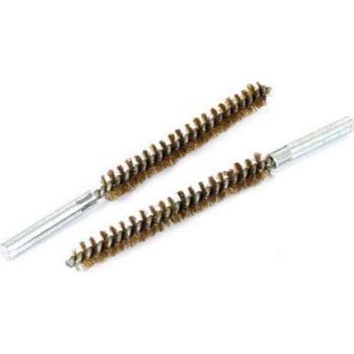 2 pcs 12mm Brush Dia Copper Wire Pipe Tube Cleaning Chimney Brushs