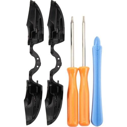 2X Replacement LB RB Bumpers Buttons Key + T6&T8 Screwdrivers Repair Tools + Crowbar For Microsoft For One Elite Controller