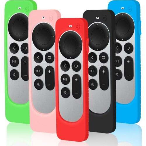 2021 Full Protective Case For Apple-TV 4K Siri 2nd Gen Remote Control Anti-Slip Durable Silicone Shockproof Cover