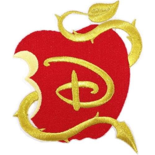 Apple Embroidered iron on and sew on Patch
