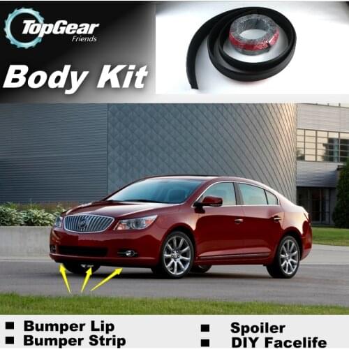 Bumper Lip Lips For BUICK LaCrosse 2004~2020 / Top Gear Shop Spoiler For Car Tuning / TOPGEAR Recommend Body Kit + Strip