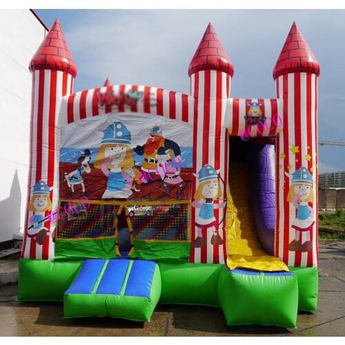 Free air ship to door,Kids Fun Bounce House Inflatable Bouncy Castle, 2020 new design cartoon theme jumper house with slide