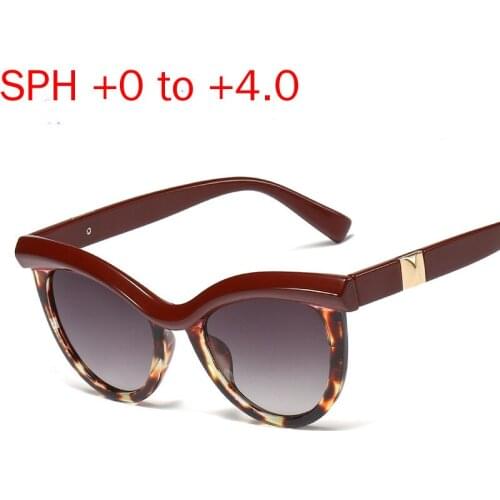 Bifocal Reading Sun Glasses Women Men Presbyopia Eyeglasses 2020 New Female Cat Multi-focus Sunglasses With Diopters NX