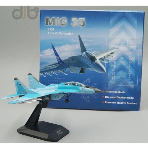 1:100 Diecast military aircraft Collection Model Toys MIG 35 Replica