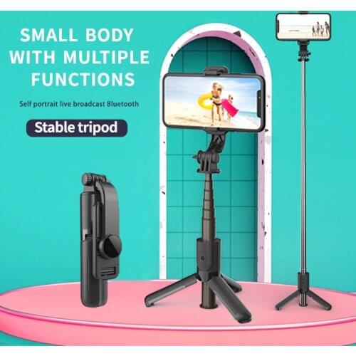 L11:Latest Mini Portable Selfie Stick In 2021,With Monopod Tripod for Phone,Suitable Huawei Xiaomi Gimbal Smartphone Stand