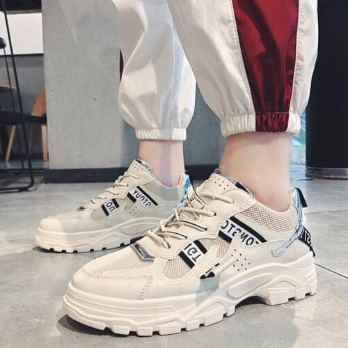 Mens sneakers Chunky sneakers mens platform shoes high men sneakers brand classic black and white sneakers men K4-02