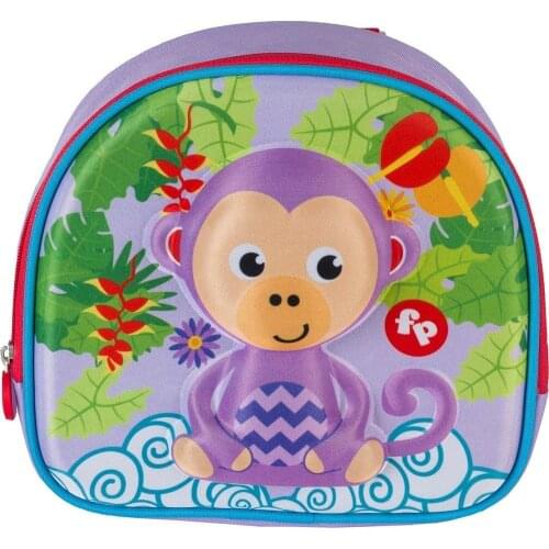 Fisher-Price 3D Monkey Mini Kindergarten Bag animal kids backpacks brand design girls boys backpack Toddler kids neoprene school