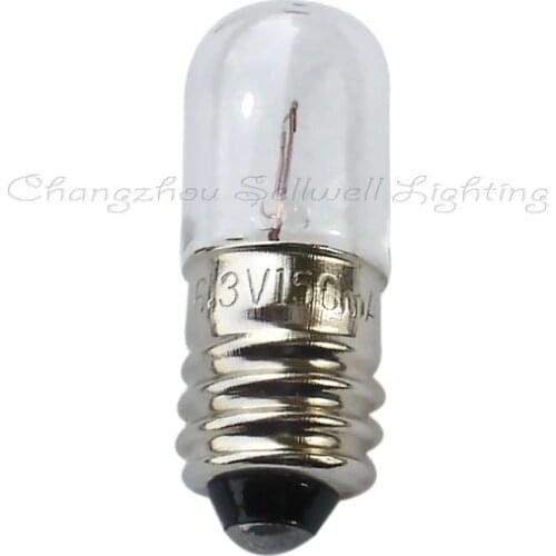 New!e10 T10x28 6.3v 150ma Miniature Lamp Bulb Light A087 Sellwell lighting factory