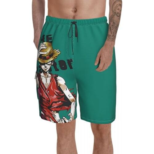Causal Breathable Quick Dry Humor Graphic Anime Manga basketball Luffy (3) Hawaii Pants