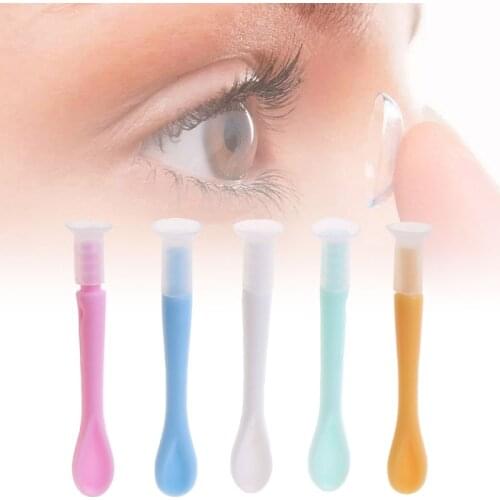 Lens Suction Cups Care Travel Stick Contact Remover Tool Tips Random Color Kit Q1QA