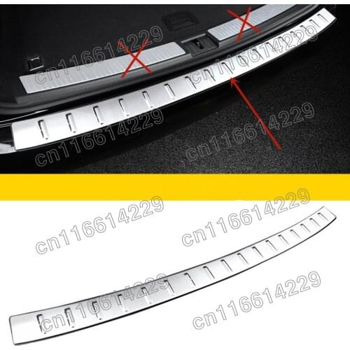 Stainless steel Rear Bumper Protector Sill Trunk Tread Plate Trim For VW/Volkswagen Touareg 2019 2020 2021 Car styling