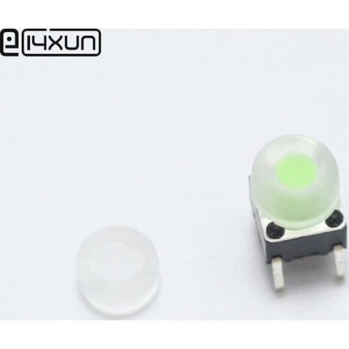 20pcs Transparent Switch Cap for 6*6mm Tact Switch for 6x6mm Micro Push Button Tactile Switchs