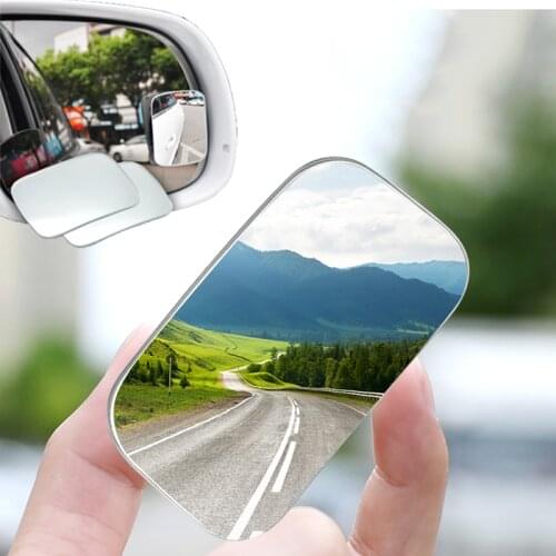 CarBlind Spot Mirror Outside Auxiliary Mirror Rear View Convex Wide Angle Parking Reversing Rearview Rimless Mirrors