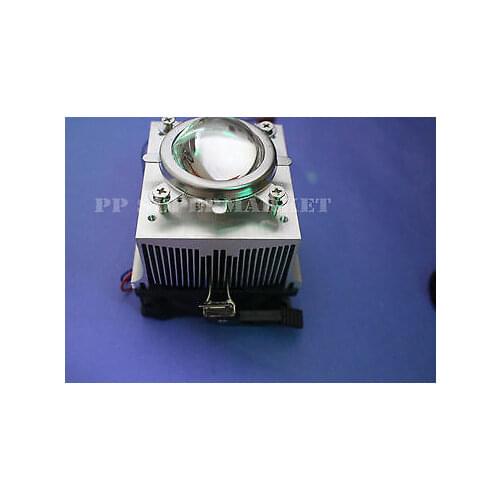 1pc Aluminium Heat Sink Cooling Fan 20W 50W 100W High Power Led Light 60-80degree 44mm Lens +Reflector +Bracket