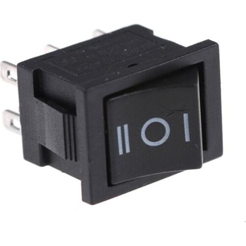 5pcs/lot ON/OFF KCD1 203 6P Boat Rocker Switch 6A/250VAC 10A/125VAC Car Dash Dashboard Truck