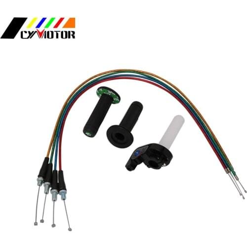 Motorcycle Accessories Engine Parts 7/8" Handlebar Handle Grips For Protater PRO Throttle Settle Cable Dirt Pit Bike KTM XR CR