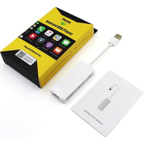 Apple Carplay and android auto connect Android car Radio by USB cable For iPhone and Android cellphone