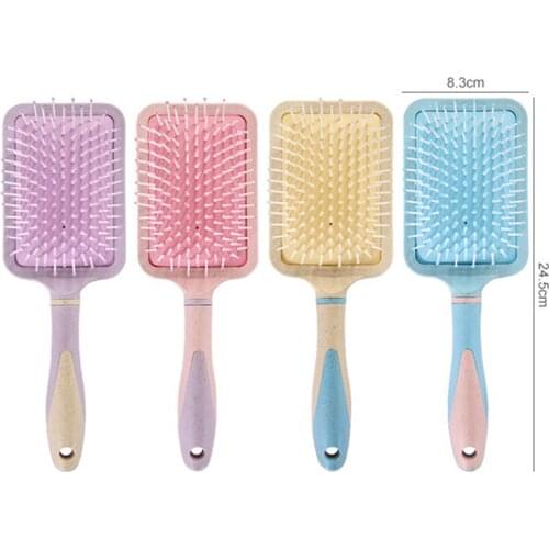 Large Plate Comb Color Airbag Comb Haircare Scalp Detangling Anti-Static Airbag Massage Hairdressing Hair Brush Styling Tool