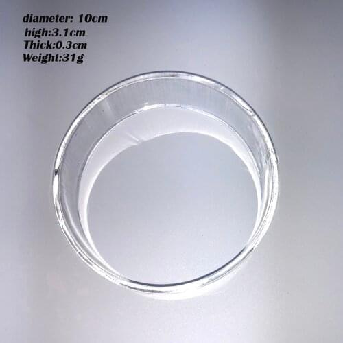 10x3cm Transparent Acrylic Ball Round Stand Display Holder Rack Support Base For #2 #3 #5 #7 Basketball Baseball Volleyball