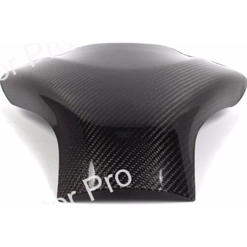 For Suzuki GSXR 600 2008 2009 2010 Carbon Fiber Fuel Gas Tank Cover Protector GSX-R GSX R 750 Motorcycle GSXR600 GSXR750 Black