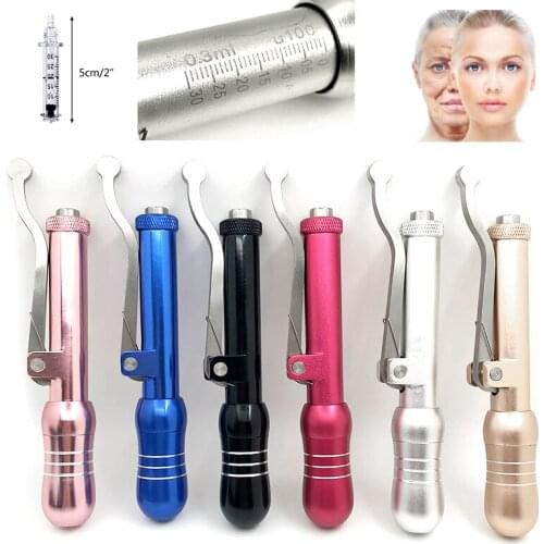 0.3ML Hyaluron Pen 6 Color High Pressure Atomizer Injection Water Mesotherapy hyaluronique Gun For Face Lip Filler Anti-wrinkle