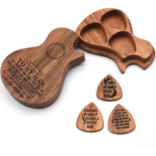 Engraved pick box for dropshipping-Customized