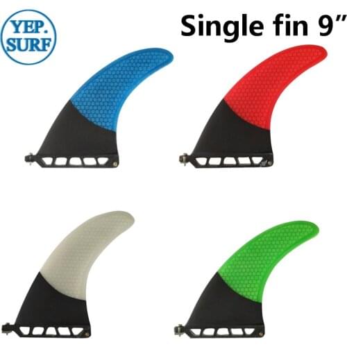 Surf Longboard single Fins 9" Surf Fin 4 color Fin Surfboard Fin 9 Length
