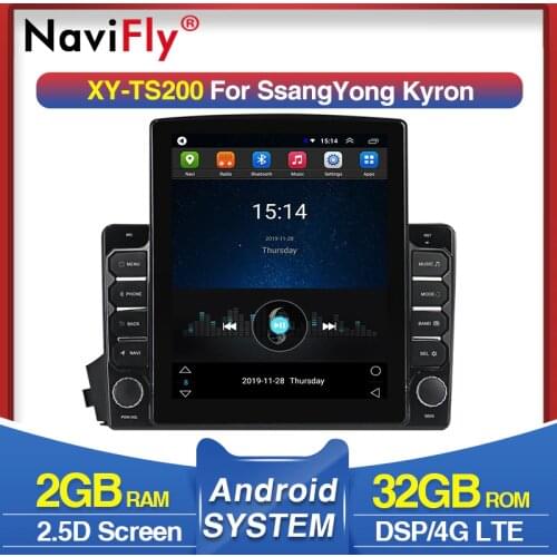 4G DSP 9.7inch Android For Ssang Yong SsangYong Kyron Actyon 2005-2013 Car Radio Multimedia Video Player Navigation GPS