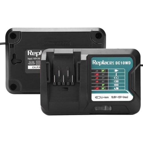NEW Fast Lithium Battery Charger for Makita DC10WD / DC10SB / DC10WC / BL1015 / BL1016 / BL1021B / BL1041B 10.8V 12V LED Charger