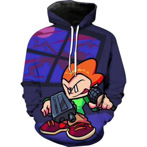 2021 New Friday Night Funkin Hoodie 3D Sweatshirt Long Sleeve Women Mens Tracksuit Harajuku Streetwear 2021 Video Game Clothes