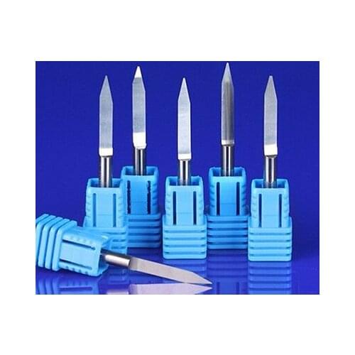 32mm L-type 30 Degree 3.175*0.3mm Flat bottom knife CNC Machine Milling Cutter Bits Acrylic wood cutter Engraving Machine Tool