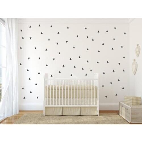 Removable Set Geometric Pattern Wall Sticker Nursery Kids Bedroom Home Art Decor Wall Mural DIY Vinyl Wall Poster W-782