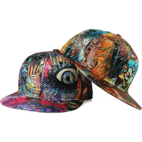 Street Print Fashion Design Baseball Cap Snapback Hat for Men Women Sport Hip Hop Outdoor Summer Sun Gorras Bone Good Quality